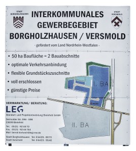 Alte Informationstafel im IBV von 2011