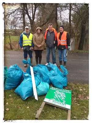 Müllsammeln Anfang 2014