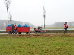 MiTbürger beim Müllsammeln