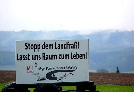 Schild Landfrass 2012