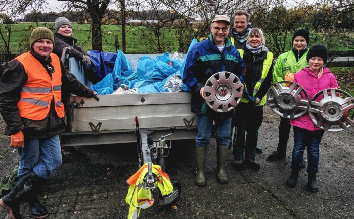 9. Müllsammelaktion 2015/11 - Ergebnis